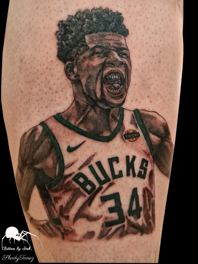 giannis antetokounmpo black&grey